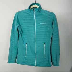Patagonia Fleece Regulator Vent Jacket Full Zip Teal Aqua XS 351